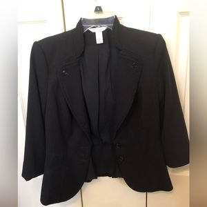 White House black market sz 6 black blazer